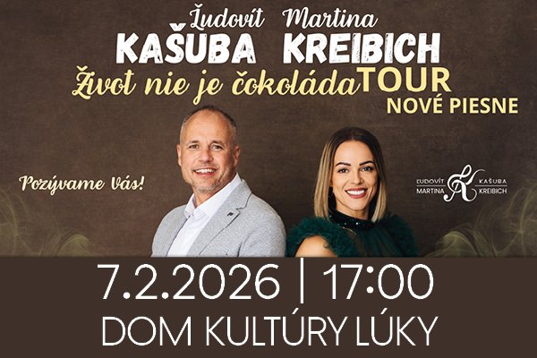 KONCERT ĽUDOVÍTA KAŠUBU A MARTINY KREIBICH